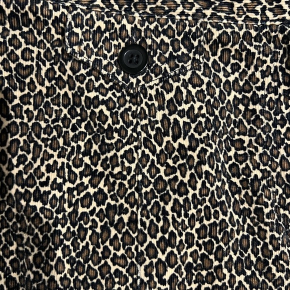 Talbots cheetah-animal print corduroy skirt. - Picture 4 of 6